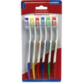 Adult Toothbrushes - 6 Pack